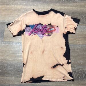 Katy Perry re Worked Custom Graphic T-Shirt with Pink and Black Design